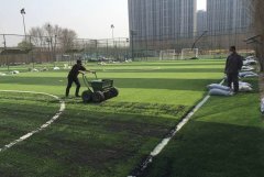 四川足球場人造草坪施工技藝